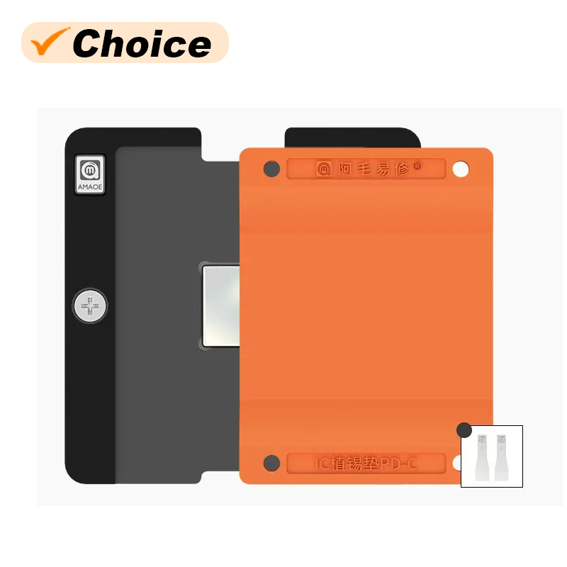 Amaoe PD-C Planting Tin Pad Universal Magnetic BGA Reballing Platform Universal Phone Repair Thermal Insulation Silicone Pad