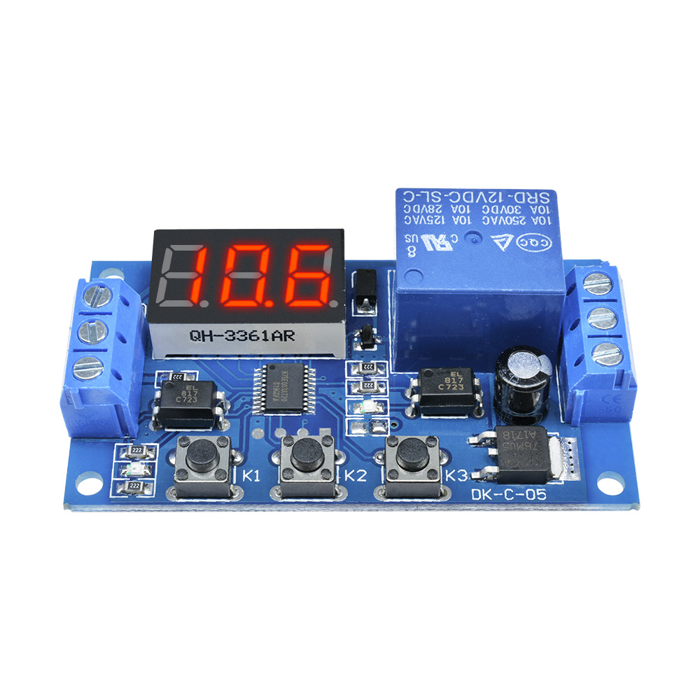 DC 12V Timer Delay Relay Module Cycle Timer Switch Optocoupler isolation Trigger Timing Delay Relay LED Smart Home Controller pen gpt