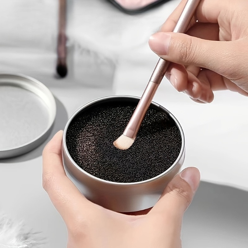 1 Piece Sponge Replacement Core Dry Cleaning Makeup Brush Cleaning Sponge-Eye Shadow Brush Dry Cleaning Sponge