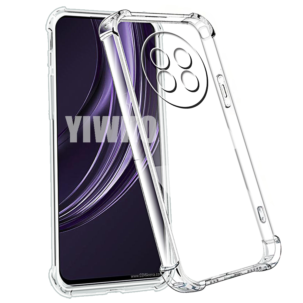 Airbag Transparent Phone Case for Redmi 14C 13C 12C 10C 9C NFC 13 12 11 10 Protective Lens Shockproof Back Soft TPU Soft Cover