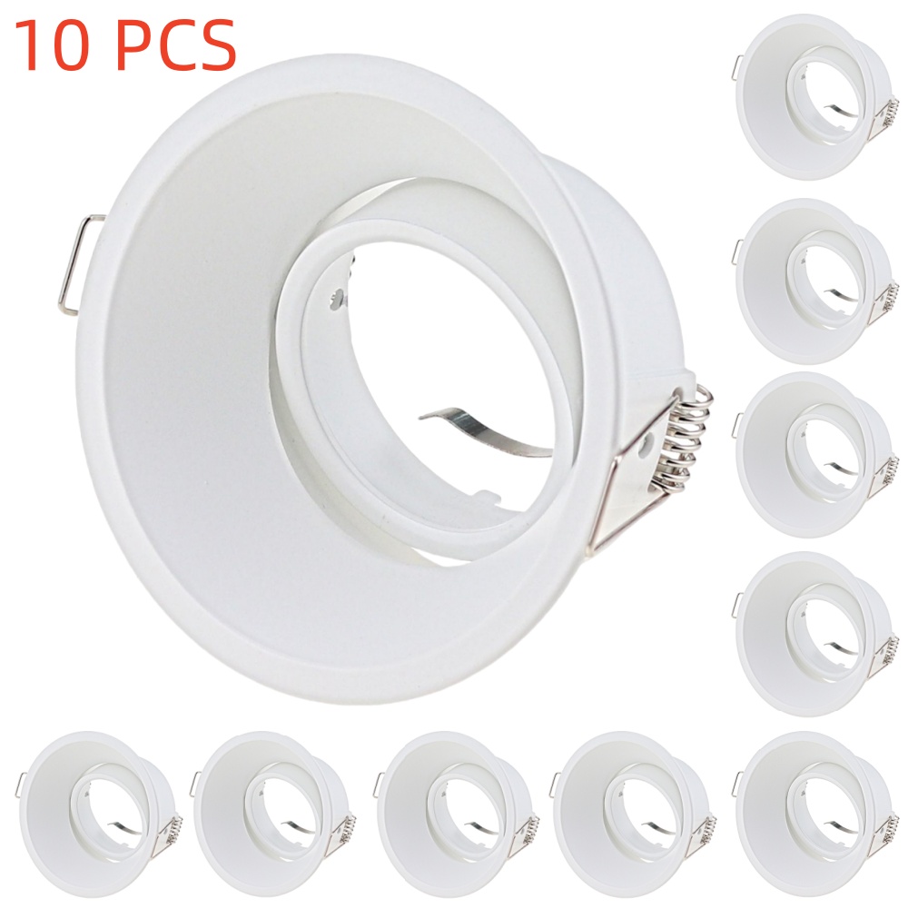 JOYINLED 2/5/10 Pcs Round Led Downlights Simple Recessed Ceiling Spot Lights Lamps Ceiling Lamp for Indoor Residential Home