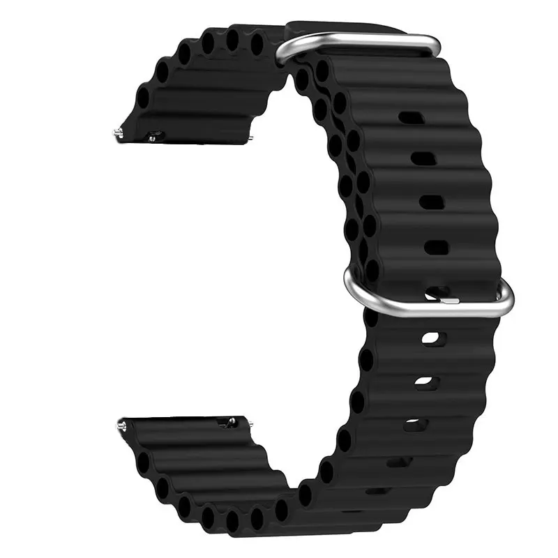 Sport Silicone Strap for Bip 6 5 Bip6 Smart Watch Quick 22mm Ocean Breathable Wristband for Bip6 Accessories