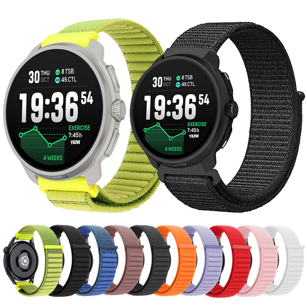 Nylon Replace Strap For SUUNTO RACE 2/S RUN VERTICAL OCEAN 9 Peak DLC/PRO Sports Wrist Band For Redmi/ Watch 22mm Bracelet