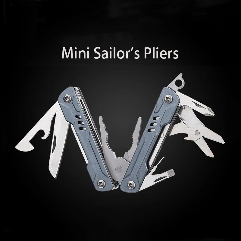 Mini Sailor 11-In-1 Multi-Function Tools 6.7cm Pocket Multitool Pliers Multi-tool Tools Retrieve Card Pin Opener Knife pen gpt