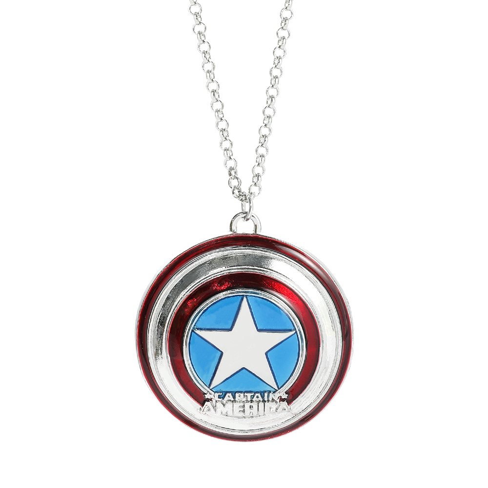 Superhero Captain America Shield Pendant Necklace Classic Style for Women And Men New Jewelry Accessory pen gpt