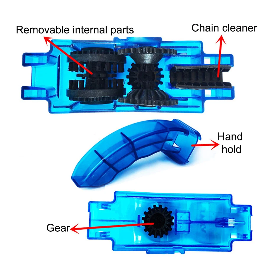 Bicycle Chain Cleaner Chain Brush Outdoor Portable Cleaning Tools Chain Maintenance Accessories Bicycle Repaire & Maintenance