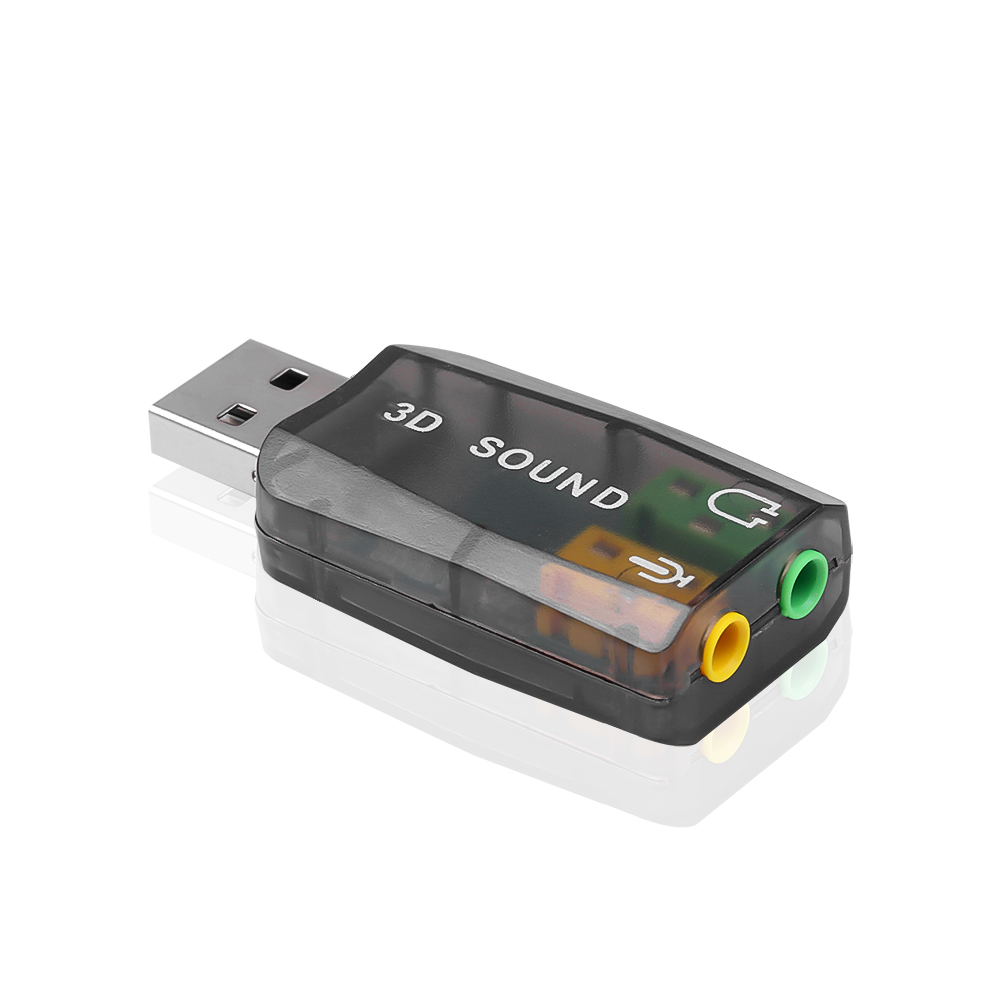Mini External Usb To 3.5mm Mic Headphone Jack Stereo Headset 3d Sound Card Audio Adapter New Speaker Interface For Laptop nike ja 3