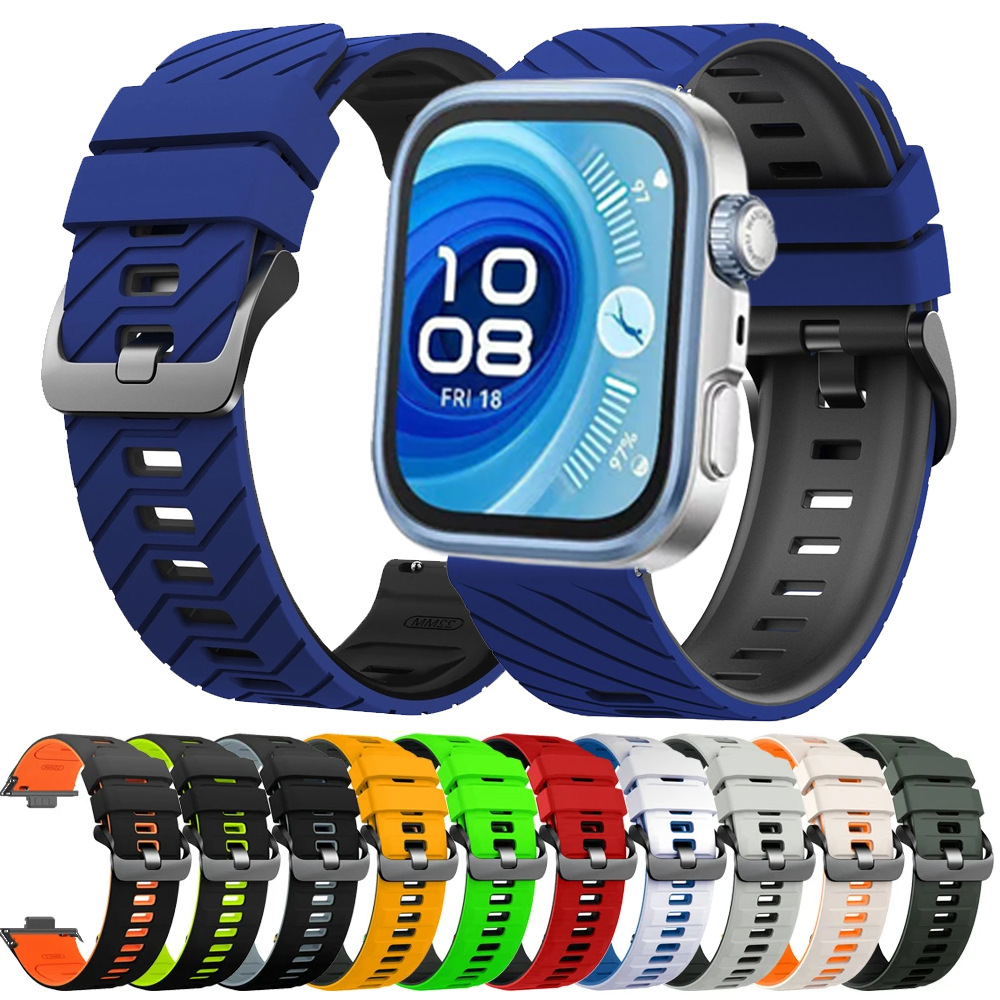 Sport Silicone Strap For Watch Fit 5 5 Pro Band Breathable Replacement Bracelet For Fit 3/4/4 Pro Correa Watchband