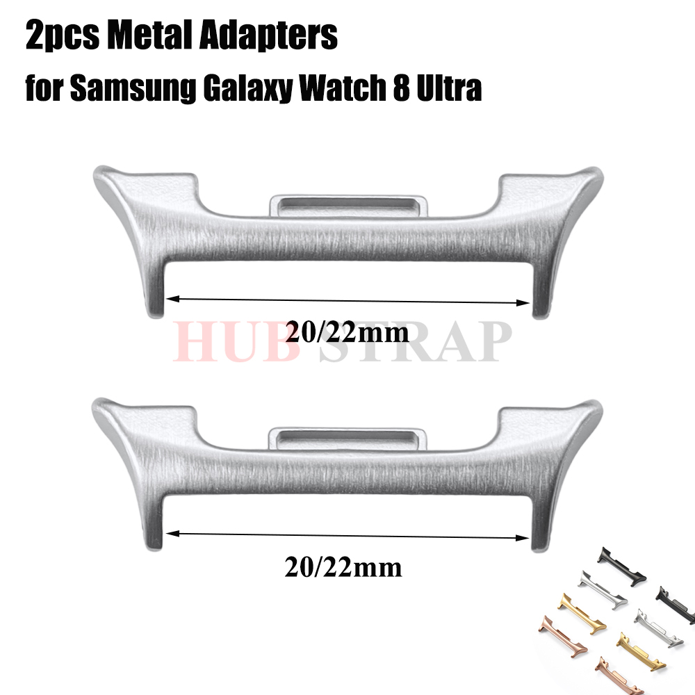 Watch Adapterfor Watch8 for Watch 8 Classic Watchband Stainless Steel Connector 20mm 22mm Accessory 1pair