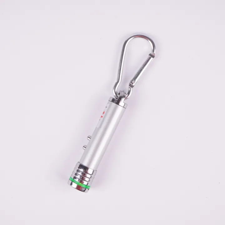 Multifunctional Laser Pointer Flash Mini Gift LED Lighting Portable Flashlight Three-in-One Strobe Laser Torch