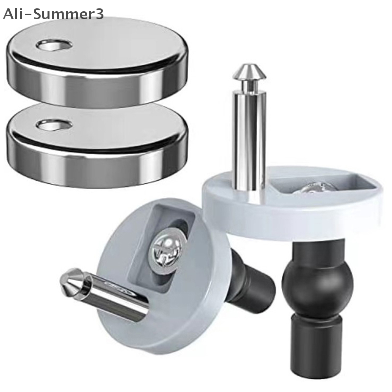 2pcs Toilet Seat Hinges Toilet Seats Top Fix Hinge Soft Close Connector Release Quick Fitting Replacement Screw Home Hardware