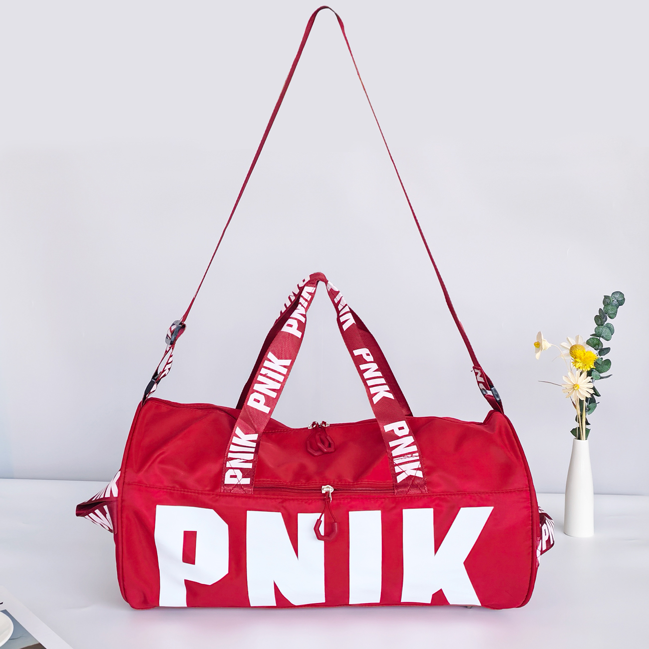 New Travel Bag, Sports Bag, Men's and Women's Fitness Bag, Printed Portable Shoulder Bag, Crossbody Bag, Large Capacity Storage