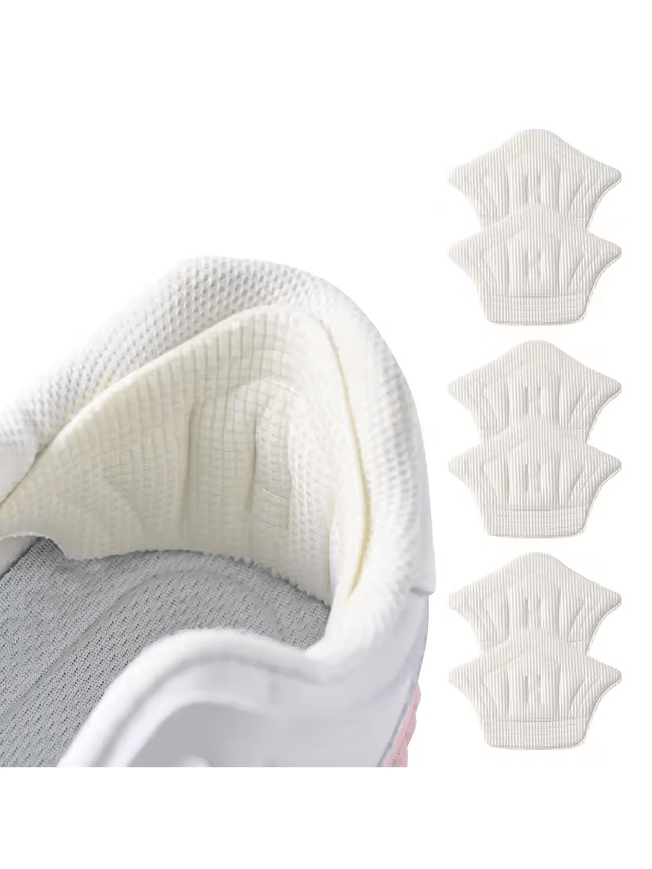 [Anti-Slip and Wear-Resistant] 3/1 Pair of Adjustable Heel Pads, Invisible High Heel Pads to Prevent Heel Slipping, Universal Anti-Wear Heel Pads for Sports Shoes and Boots