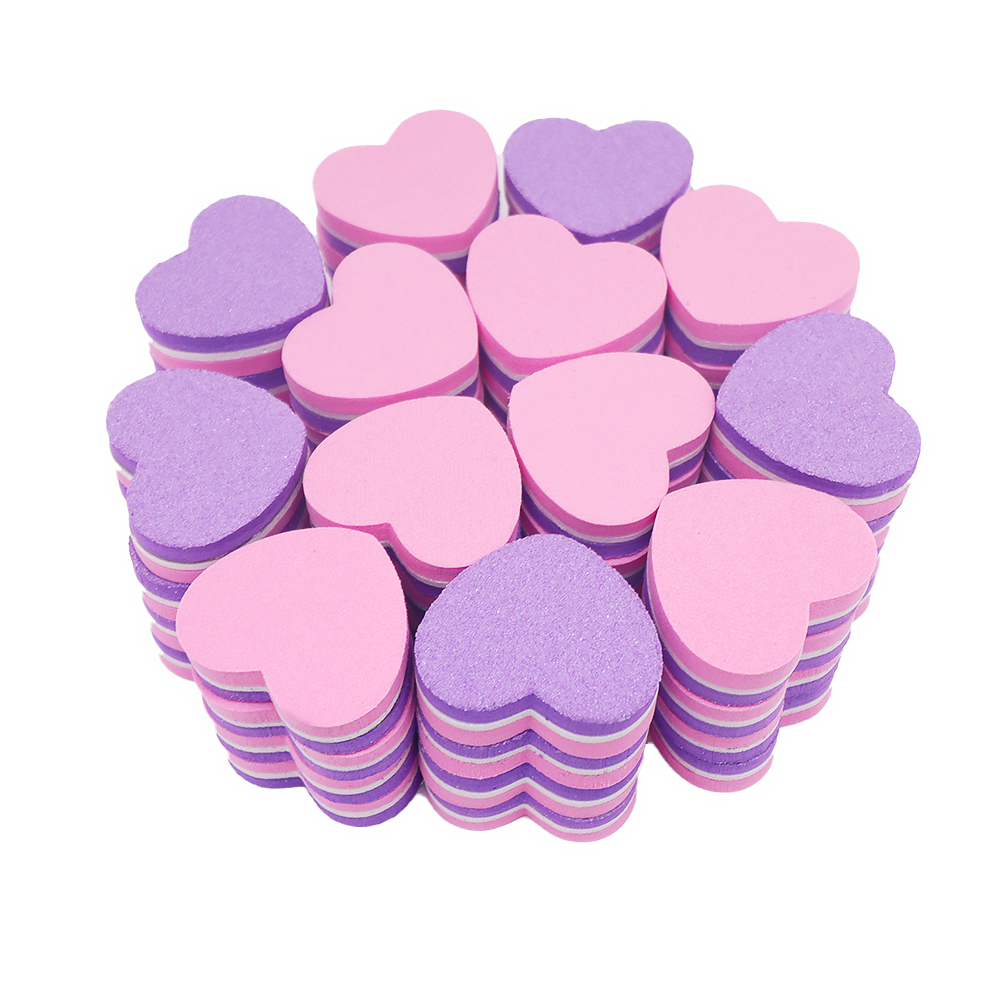 10/20/50pcs Mini Nails Sponge File Buffer Block Double Color Buffing Sanding File Pedicure Manicure Tool Gel Suplies Accessories