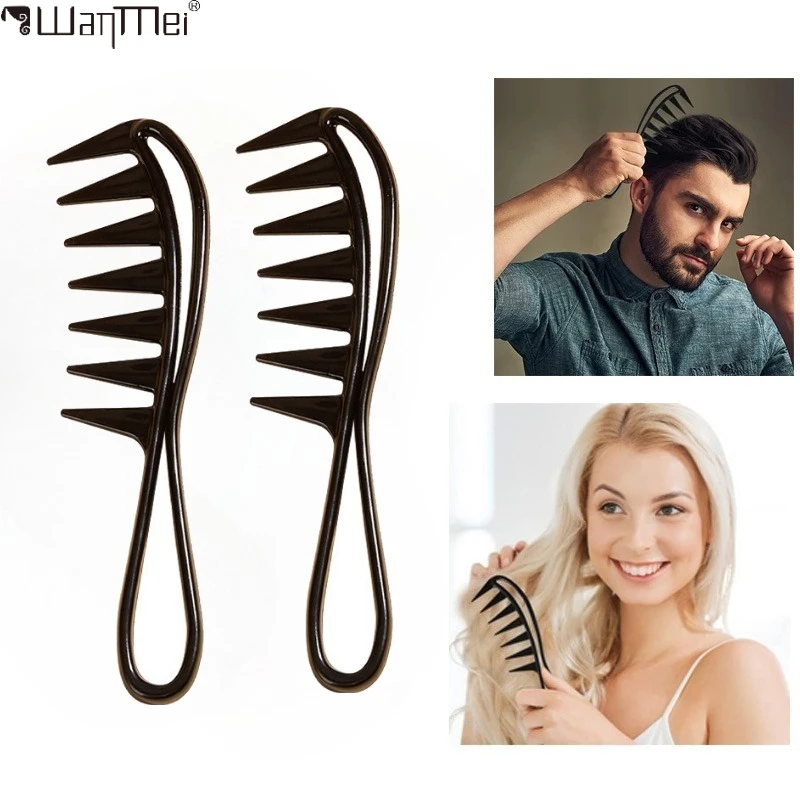 1pcs Hair comb with wide teeth Shun hair hair hair removal comb suitable dry wet hair suitable Brush Barber Salon Styling Tools