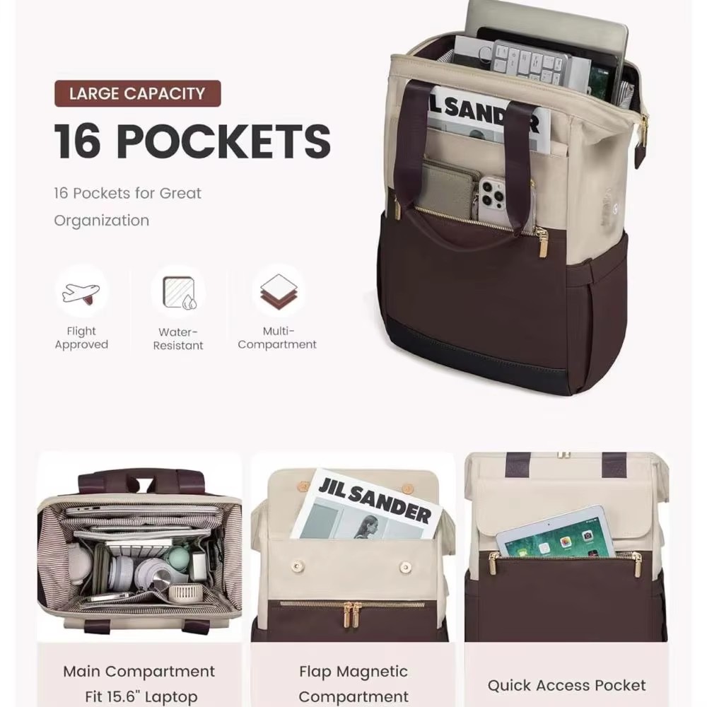 Backpack new cute backpack for female college students, small backpack that can be carried by hand, lightweight and casual commu