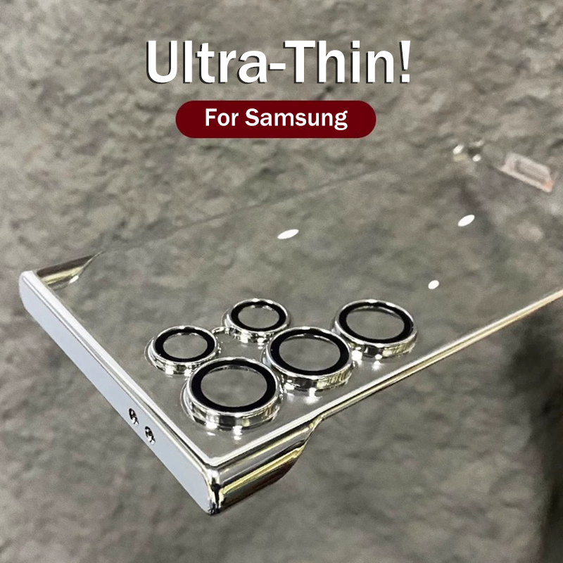 Thick Shockproof Clear Case For S26 S25 S24 S23 S21 FE S22 Ultra Plus 5G Clear Ultra Thin Soft Cover S25 Edge