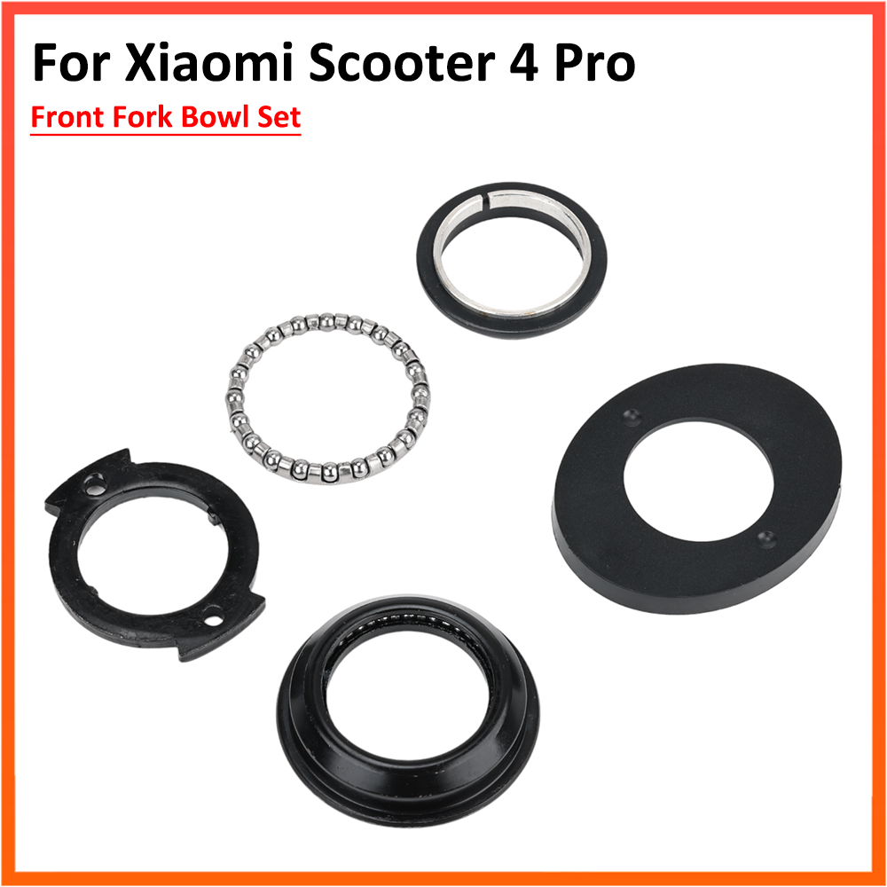Front Fork Bowl Set For Xiaomi Electric Scooter 4 Pro Fold Pole Internal Steering Bearing Scooter Repair Parts