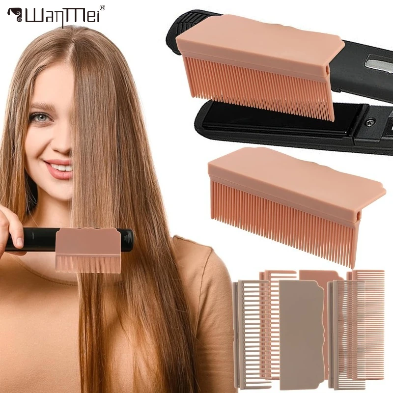 Professional Straightening Comb Attachment Anti-Scald Hair Styling Tool DIY Straightening Hair Straightener Comb Accessories