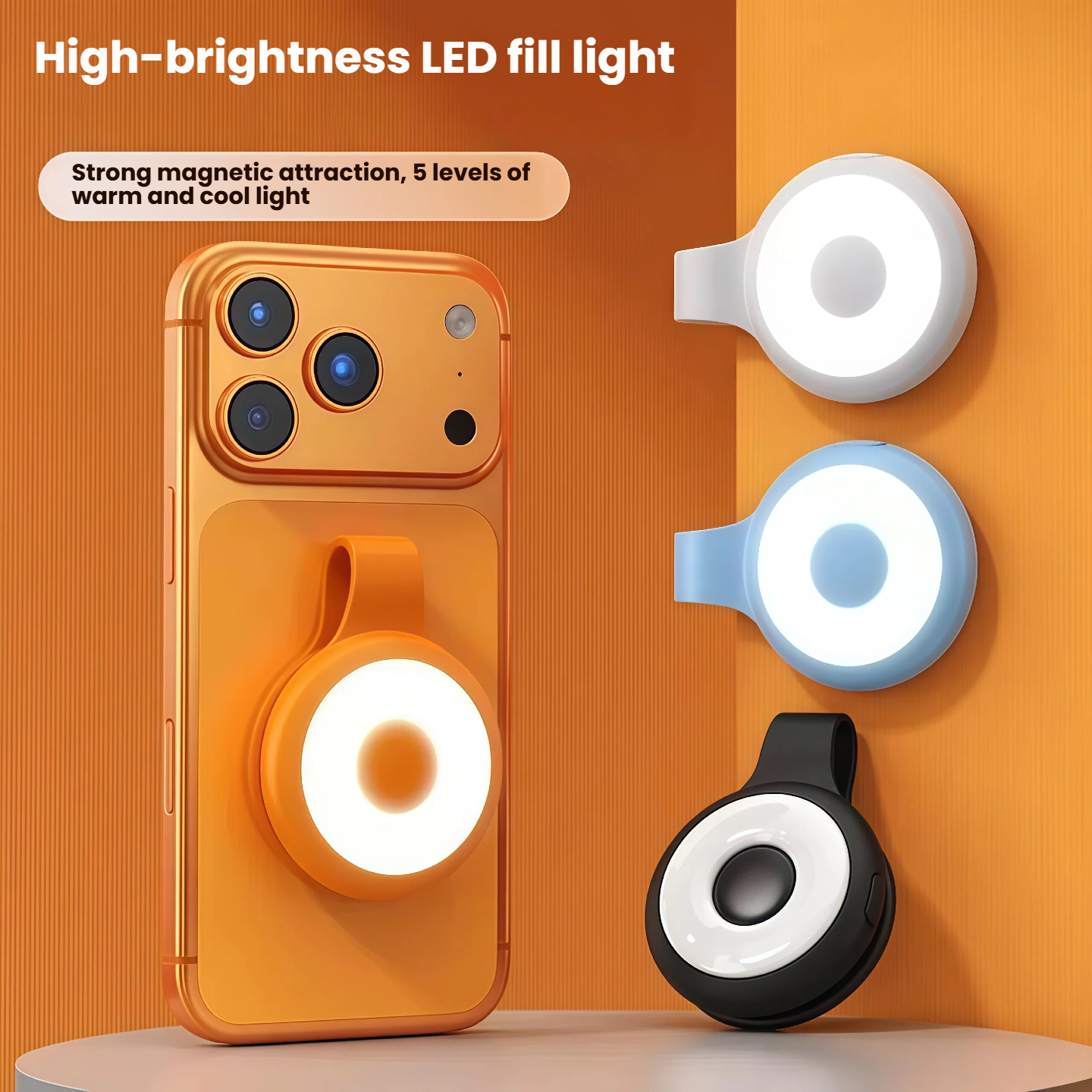 Multi-function magnetic suction flashlight, outdoor high brightness mini keychain rechargeable , work LED lighting fill lig