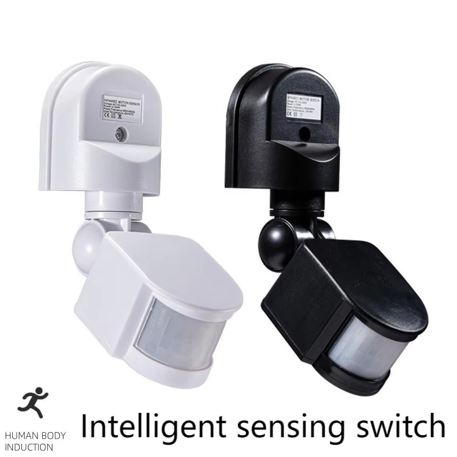DC12V AC 110-240V Human Body Infrared Induction Light Sensor Automatic PIR Motion Sensor LED Light Switch Movement Detector