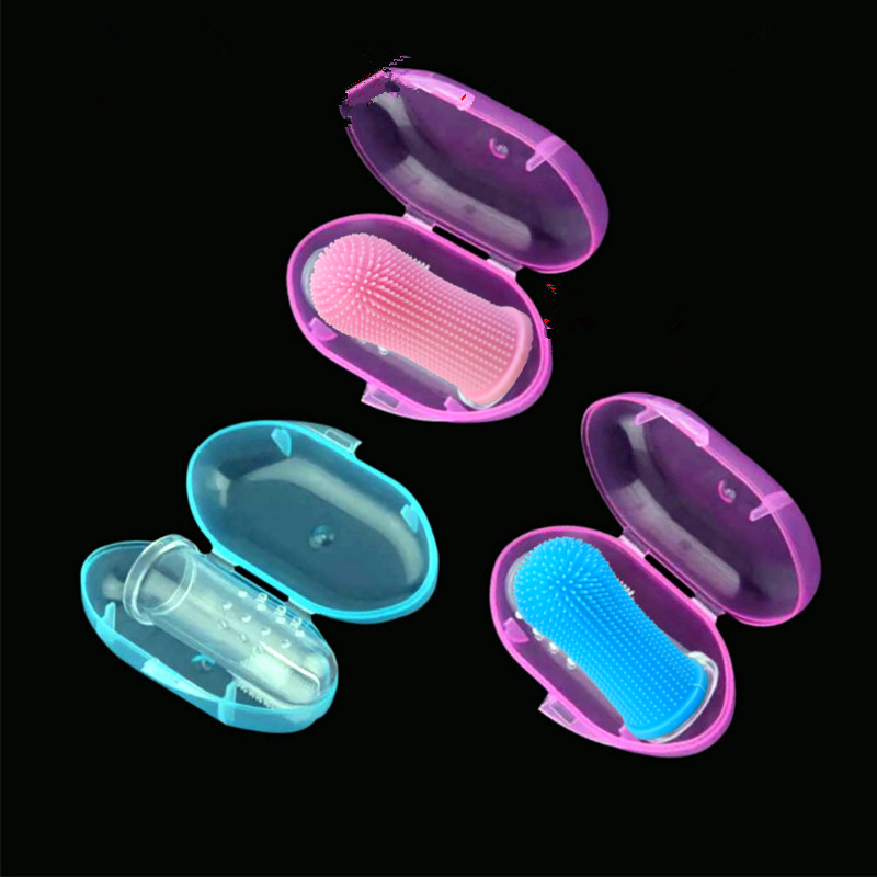 Super Soft Dog Toothbrushes Cleaning Finger Brush For Dog and Cat Grooming Nontoxic Teethbrush Dental Care Pet Products