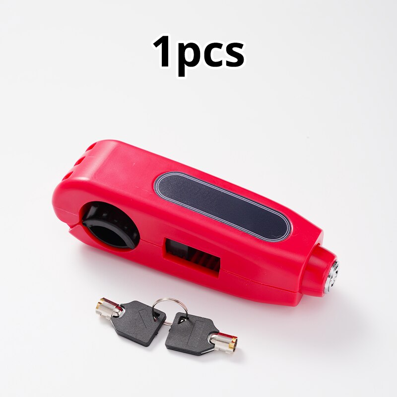 1pcs Motorcycle Griip Lock Throttle Handlebar Antii-theft Lock Durable Brake Lever Safety Scooter Lock for Motorcycle Accessories Bles Online DZ-23A-02