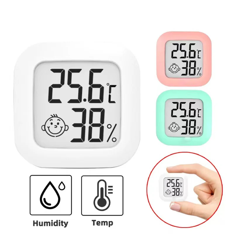 1/2/3pcs Digital Thermometer Hygrometer Indoor Room Mini Electronic Temperature Humidity Meter Sensor Gauge Weather For Home