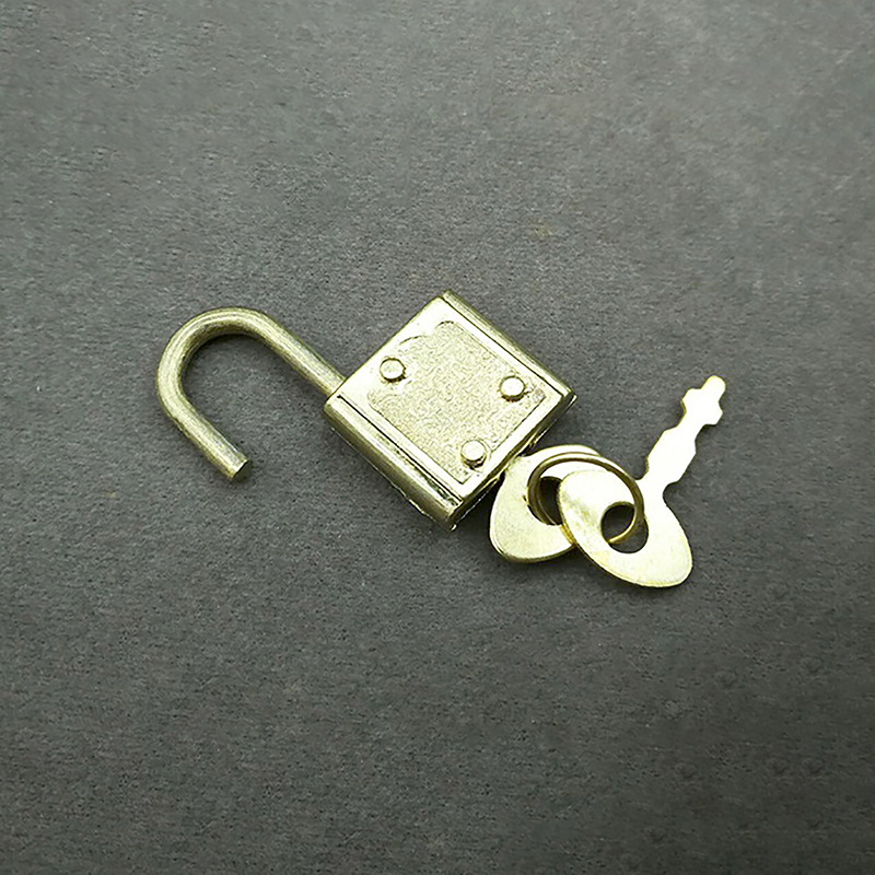 Mini Retro Padlock with Keys Zinc Alloy Chinese Style for Notepad Diary Suitcase Locker Hardware Set