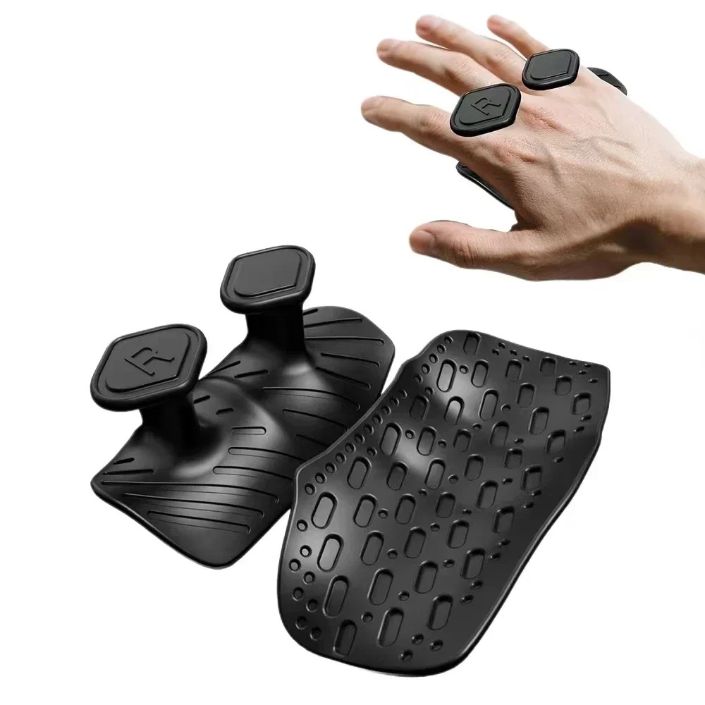 Double-Sided Anti-Slip Gym Grip,Weight Lifting Silicone Fingerless Golves for Pull-Ups Palm Pad,Protect Hand for Men Women