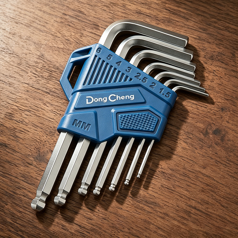 7PCS Long Ball End Hex Key Set, CR-V Steel, 1.5-6mm Allen Wrench, Perfect for Bicycle Repair, Furniture Assembly & DIY Projects