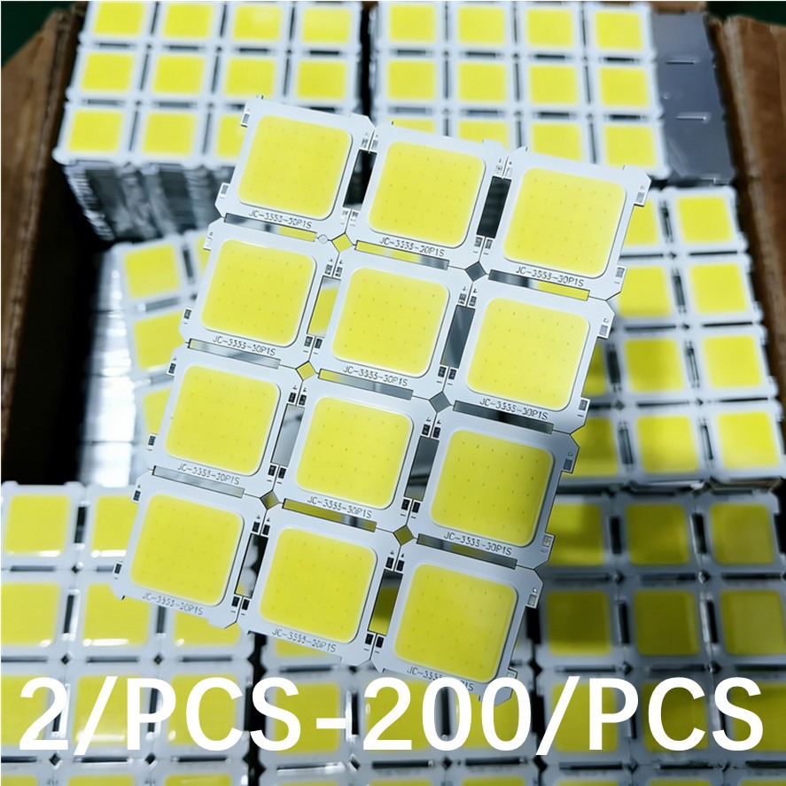 2~200PCS/lot LED COB Integrated Chip 3V Portable Camping Light High Brightness White Light Spotlight Light LED Bulb Accessories