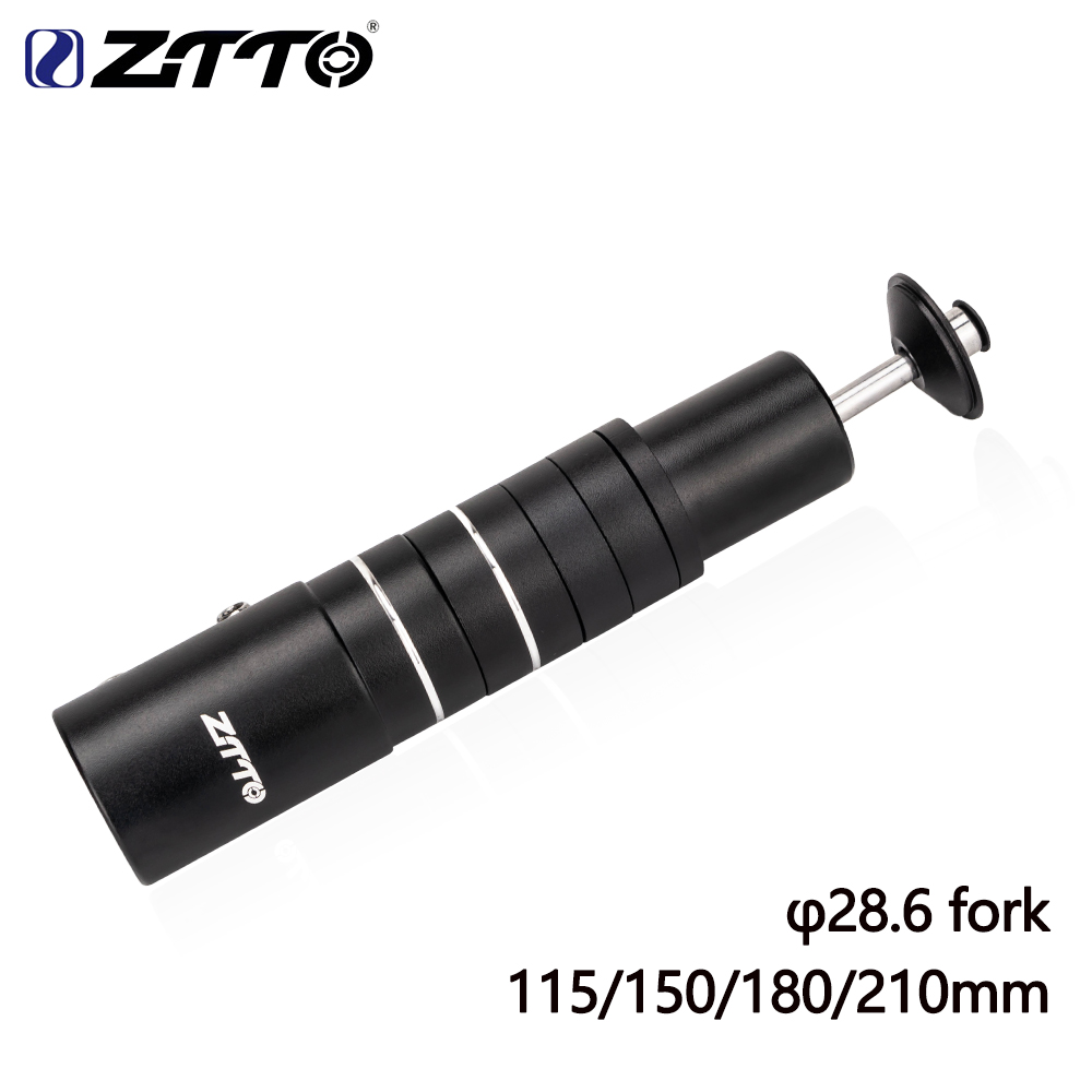 ZTTO Bicycle Fork Stem Height Extender Handlebar Riser Aluminum Alloy MTB Road Bike Height Spacer 115mm 150mm 180mm 210mm 28.6mm