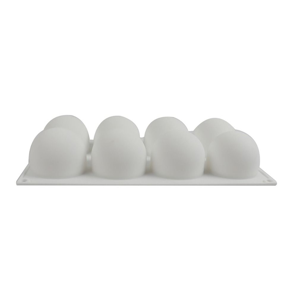 New 1Pcs 8/10 Cavity 3D Sphere Silicone Mold DIY Ball Shape Pastry Tool White Cake Decorating Use Kitchen Bakeware Accessories