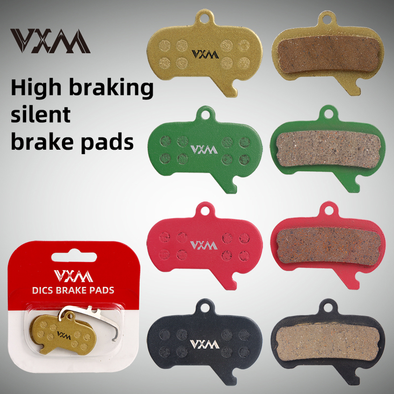 VXM Mountain Bike Hydraulic Brake Pads Semi-metal/All-metal Copper/Sintered Metal/Ceramic High Braking Silence Brake Pads Part