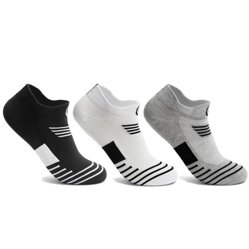 2026 New Summer 3 pair Men's Outdoor Gym Socks High Quality Comfortable Soft Breathable Ground-Gripping Football New Style Cool