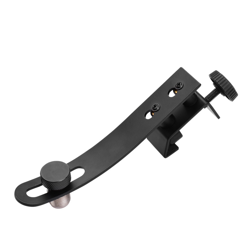 Adjustable Drum Rim Clip Shockproof Microphone Clamp with Groove Gear