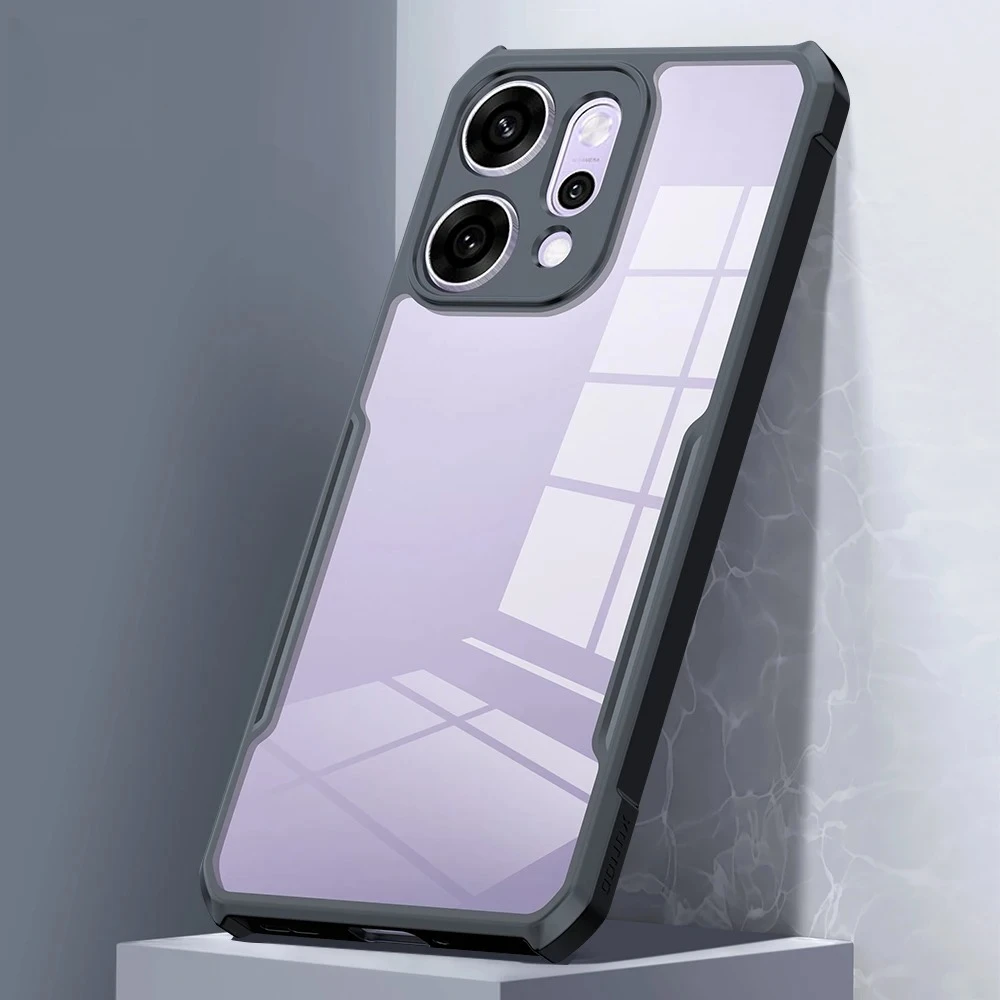 Luxury Heavy Duty Armor Metal Ott Phone Case for OPPO Reno 14 13 12 11 Pro F 5G Airbags Shockproof PC TPU Rugged Protect Cover