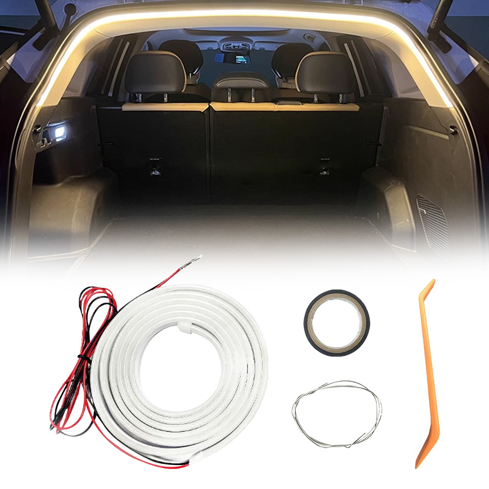 LED Auto Sensor Tail Light Strip Self Adhesive Car Trunk Ambient Lighting Strip Multifunction for Sedan SUV Hatchback Pickup