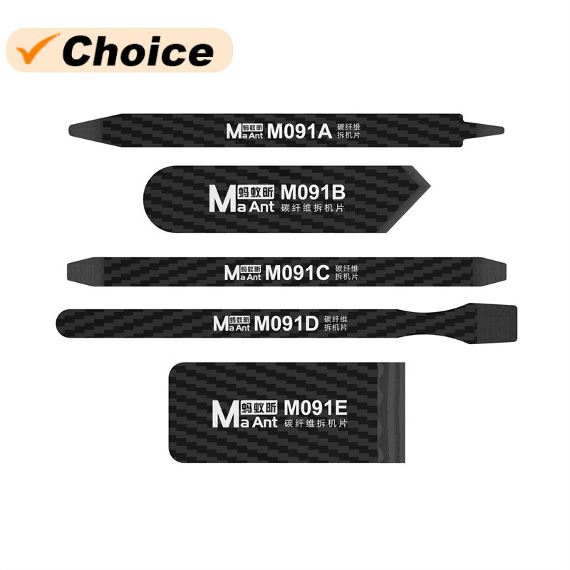 MaAnt M091 Carbon Fiber Disassembly Sheet for Mobile Phone Maintenance LCD Screen Repair Disassembly Tools Set