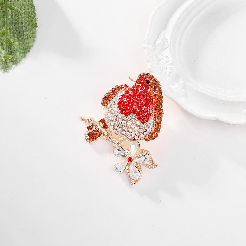 1PCS Fashion Luxury Rhinestone Animal Bird Butterfly Brooches For Women Clothing Coat Accessries Gifts