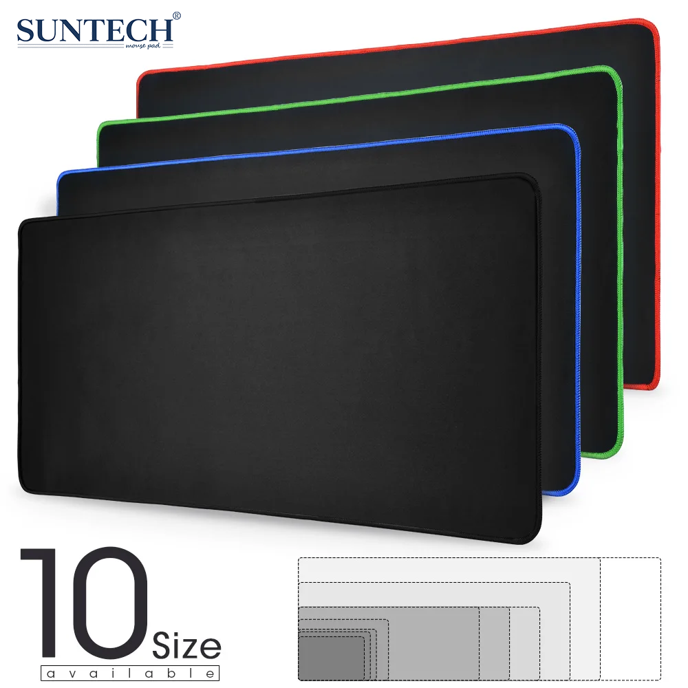 Large Gaming Extended Mouse Pad Computer Mousepad Waterproof Multi-size Anti-slip Natural Desk Mat with Locking Edge Play