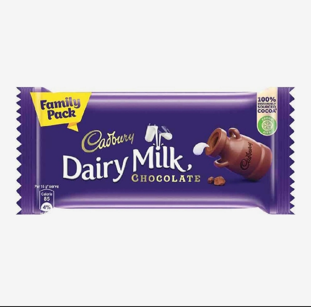 Dairy Milk Family Pack Chocolate 103 Gm ( Pack of 12)