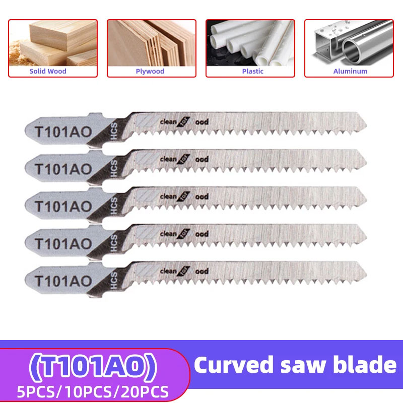 5/10/20PCS Jigsaw Blades Wood Curve Cutter Saw Blade T101AO For Wood Metal Cutting Jig Saw Cutters Particle Board