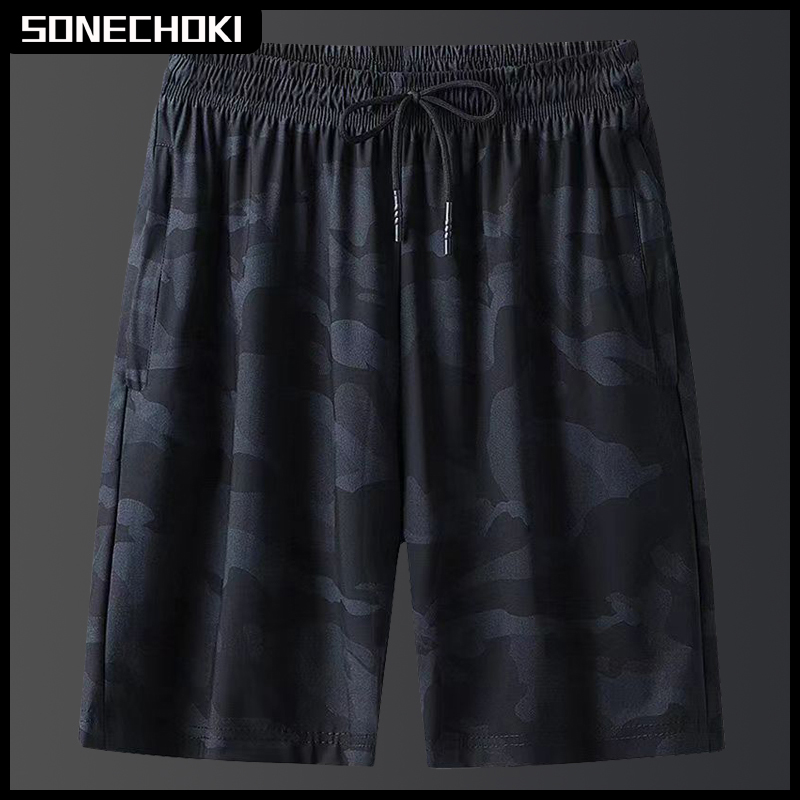Plus Size Running Shorts Men Basketball Sport Gym Mesh Breathable Shorts Fitness Training Workout Bottom Male Casual