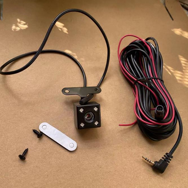 Driving recorder video monitoring reversing image 5 holes 4 holes rear camera infrared night vision fisheye is just like the ori