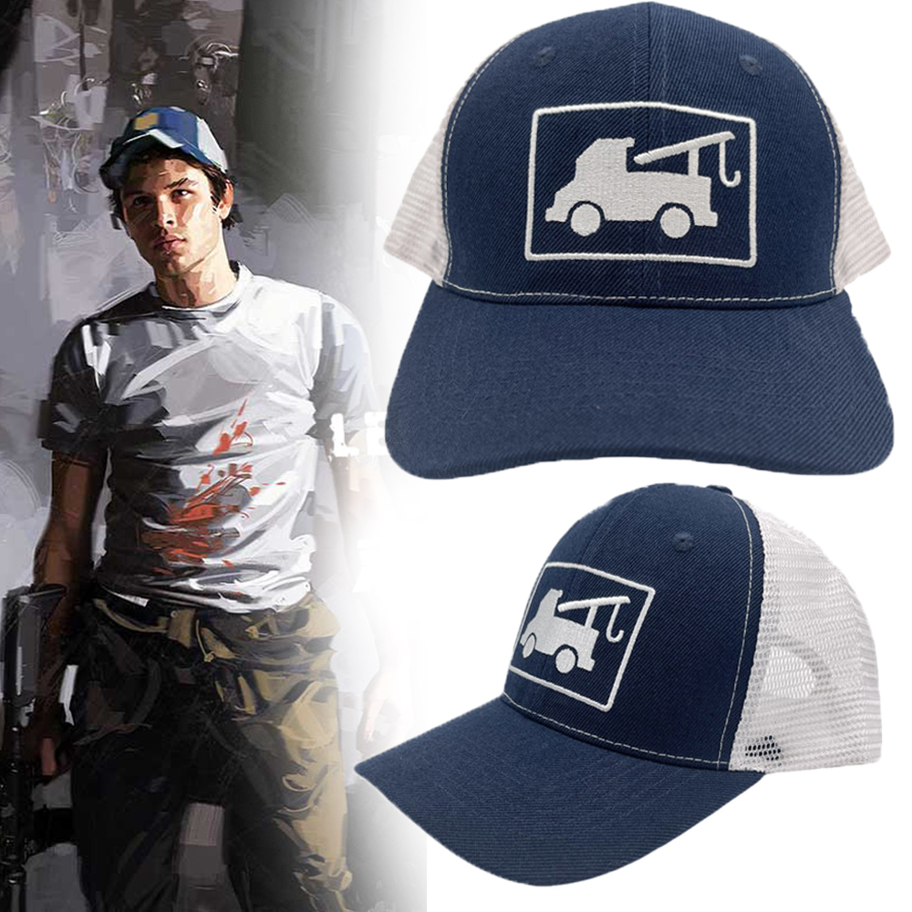 Game Left 4 Dead 2 Ellis Cosplay Hat Baseball Cap Retro Embroidery Mesh Thinking Hats Unisex Accessories Adjustable Props