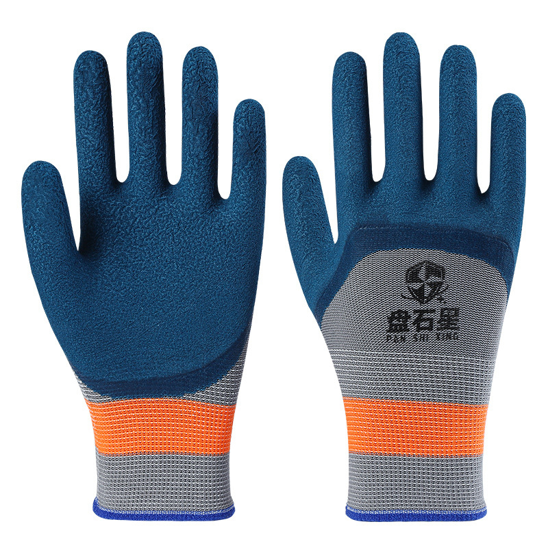 1Pair Tire Rubber Gloves Wear-resistant Non-slip Work Gloves Labor Protection Gloves Mountaineering Gloves