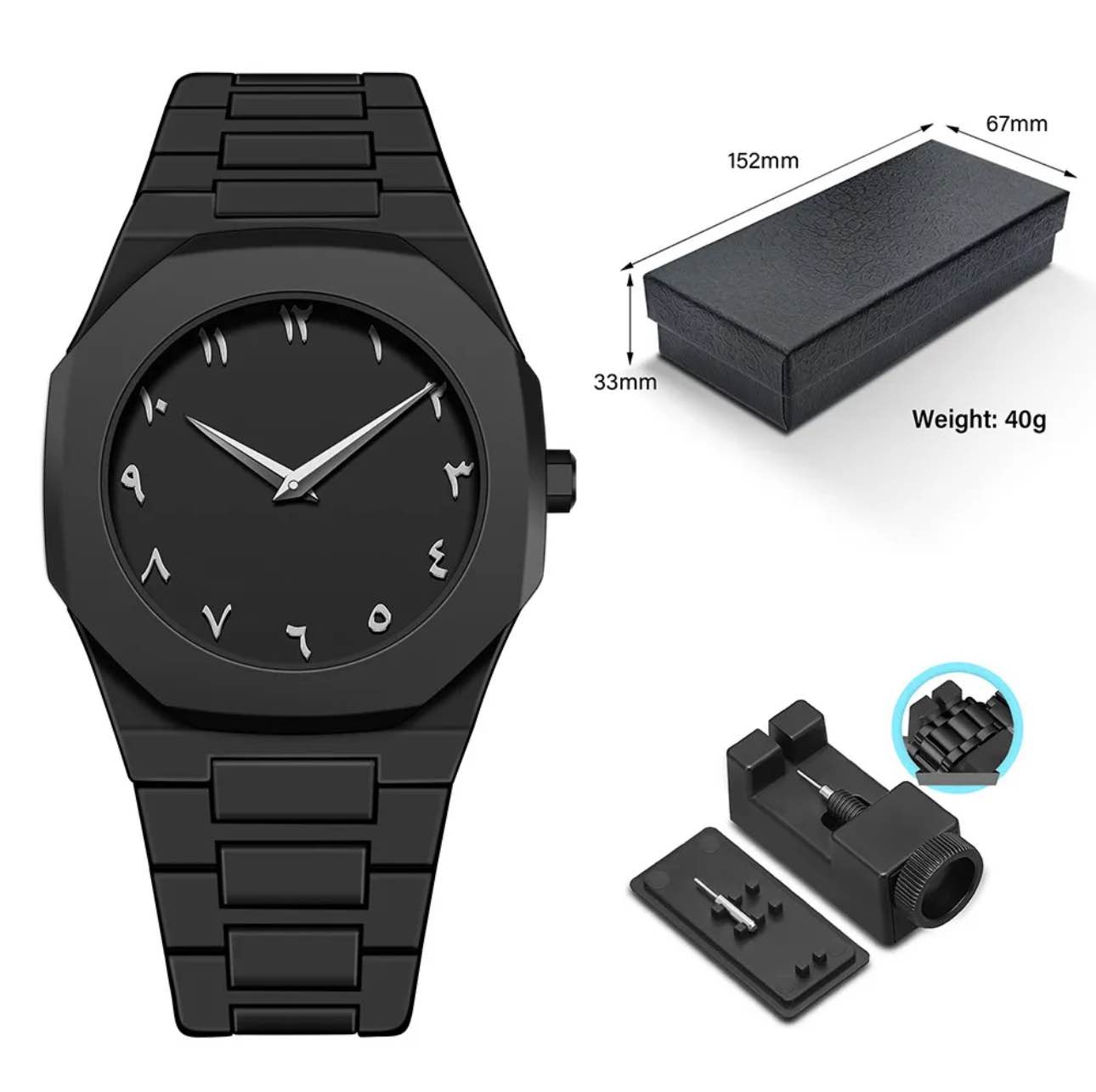 Luxury Men’s Analog Watch - Classic Submarine Style | Stainless Steel