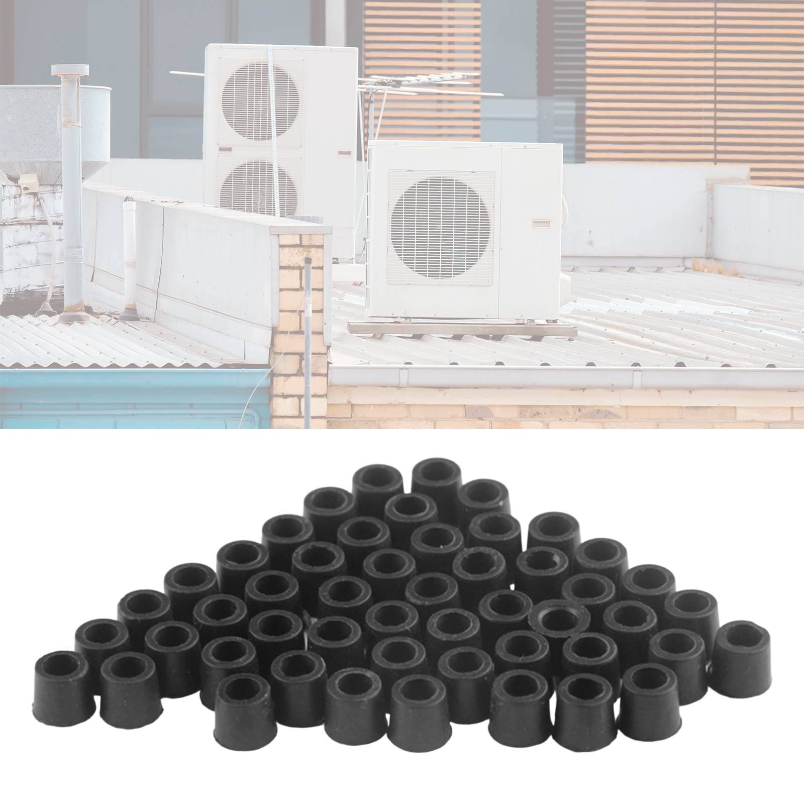 50 Pieces Charging Hose Sealing O-ring Professional Plumbing Waterproof Repair Tool Washer Manifold Repair Seal Kit Attachments